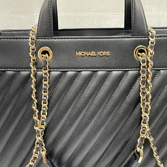 Michael Kors Large EW Tote Bag Black - Picture 4 of 13